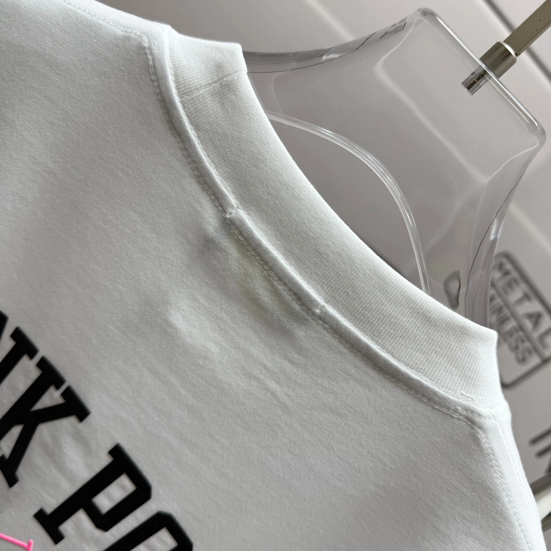 P160 Polo*Ralph*Lauren* new spring and summer short-sleeved T-shirt, classic three-dimensional thick plate silicone technology + foaming technology, customized double yarn plain cotton fabric, same style for men and women Color: black white Size: S (90-130 catties) M (120-150 catties) L (140-165 catties) XL (160-180 catties) XXL (180-210 catties)